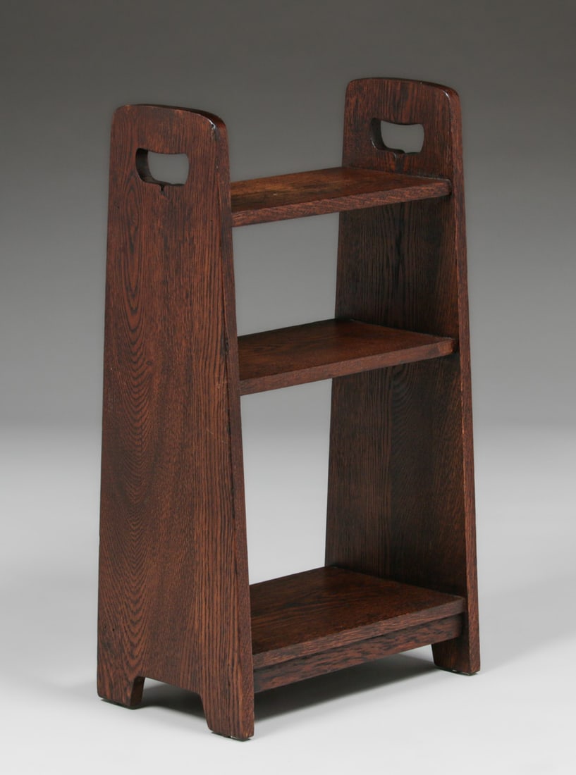 Small Limbert  Cutout Handle Bookshelf c1910 (1 of 4)