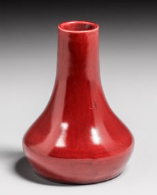 Amaco - American Art Clay Co - Indianapolis Oxblood Vase c1920s