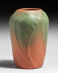 Van Briggle Mountain Crag Green Vase c1920s