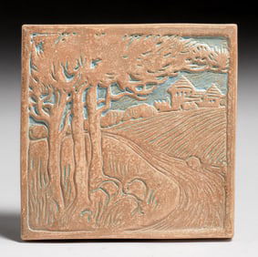 Batchelder - Los Angeles Monterey Cypress Tile c1920s