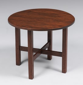 Gustav Stickley Round Childs Table c1910