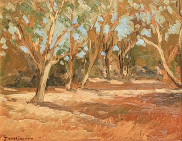 Jack Cassinetto (1944-2018) California Painting “Foothill Fall 1990"