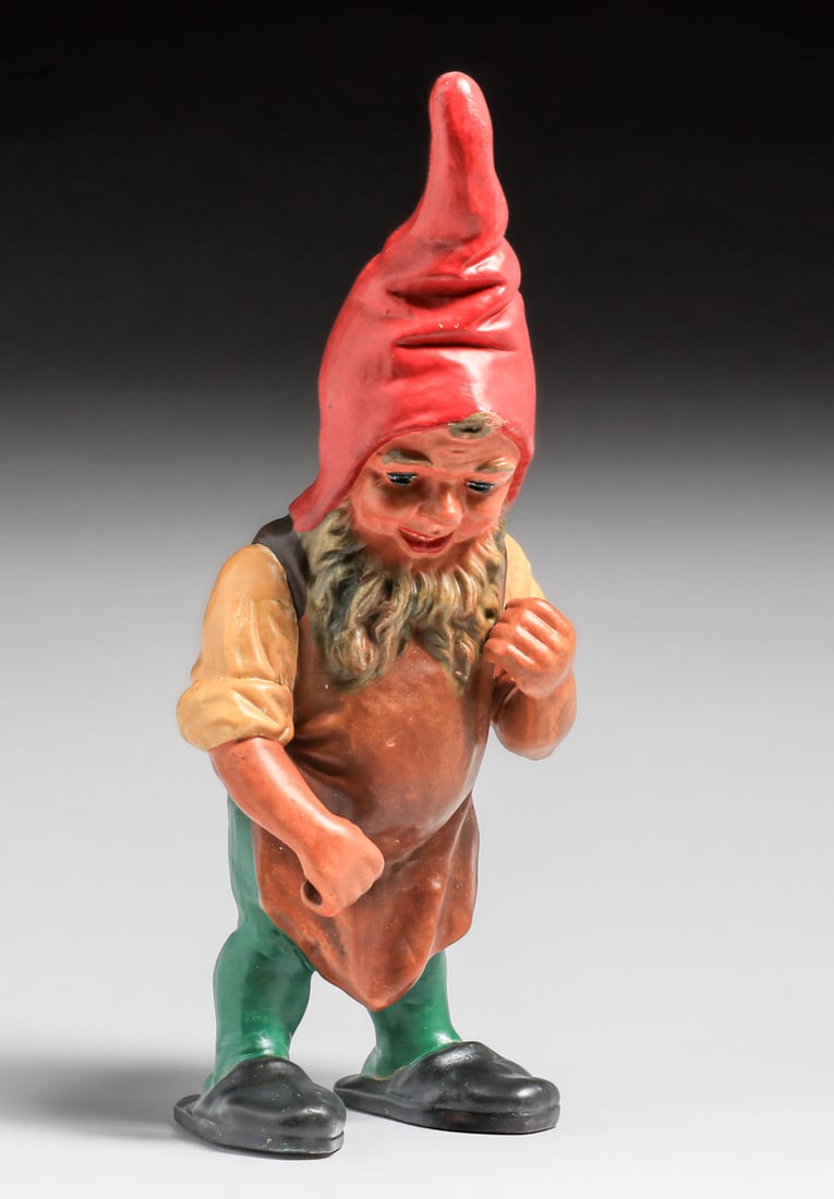 Arts & Crafts Period Garden Gnome c1920s (1 of 7)