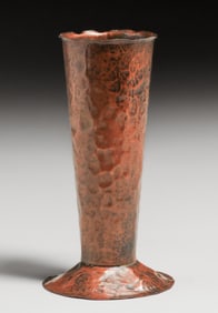 Erhard Glander Hammered Copper Vase c1930s