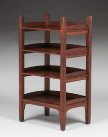Gustav Stickley Pencil-Post Sheet Music Stand c1910