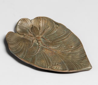 Alfred J.Berchem - Chicago Bronze Beetle Tray c1920s