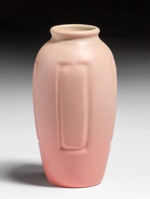 Rookwood Pottery #2400 Matte Pink Vase 1920