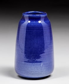 North Dakota School of Mines Blue Vase c1920s