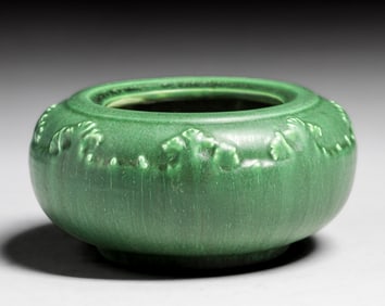 Hampshire Pottery Matte Green Bowl c1910s