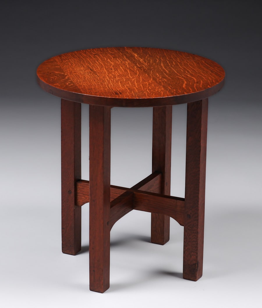 Gustav Stickley #602 Taboret c1910 (1 of 3)