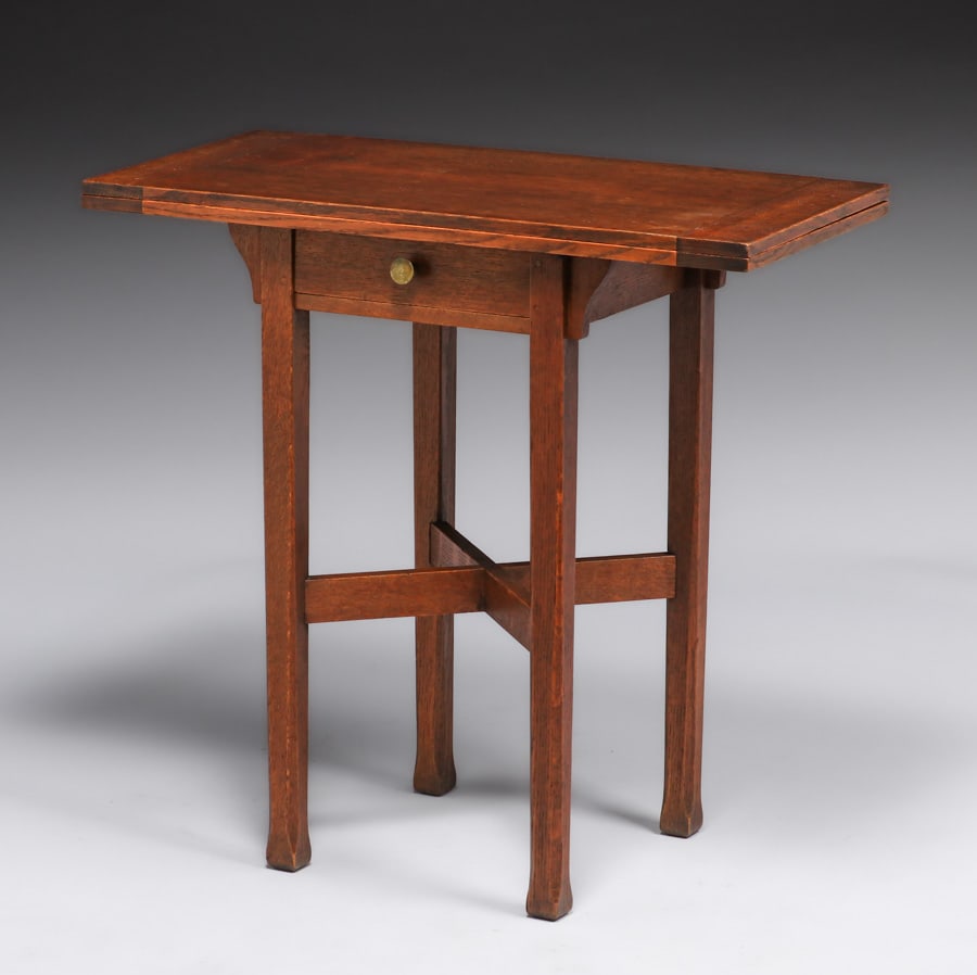 Lakeside Crafts Shop – Sheboygan, WI Flip-Top Game Table c1910 (1 of 5)
