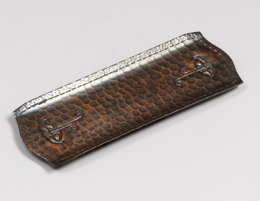 Roycroft Hammered Copper Pen Tray c1920s (1 of 5)