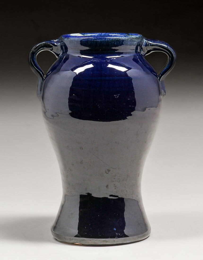 Panama Pottery - Sacramento Two-Handled "Rebekah" Vase c1920s (1 of 4)