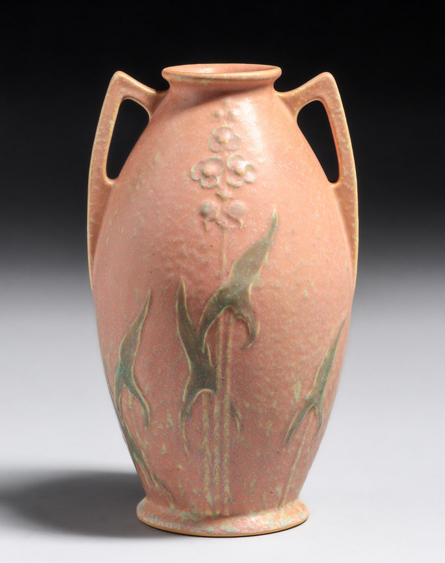 Roseville Pottery Cremora Two-Handled Vase c1928 (1 of 5)