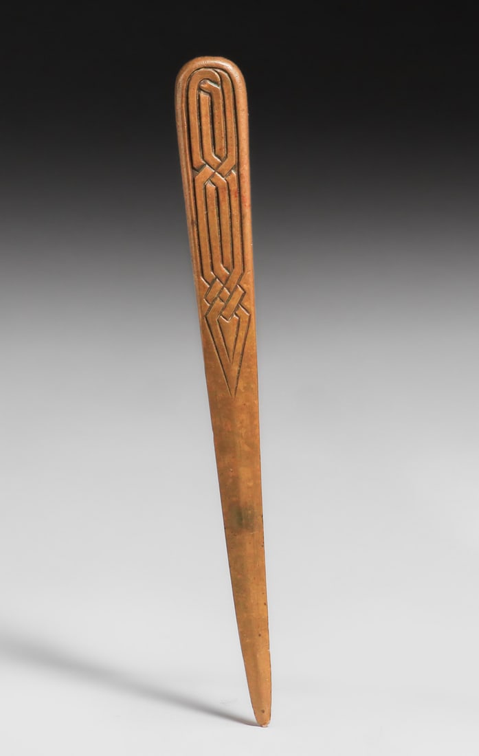 Tiffany Studios #1095 Bronze Letter Opener c1910 (1 of 3)