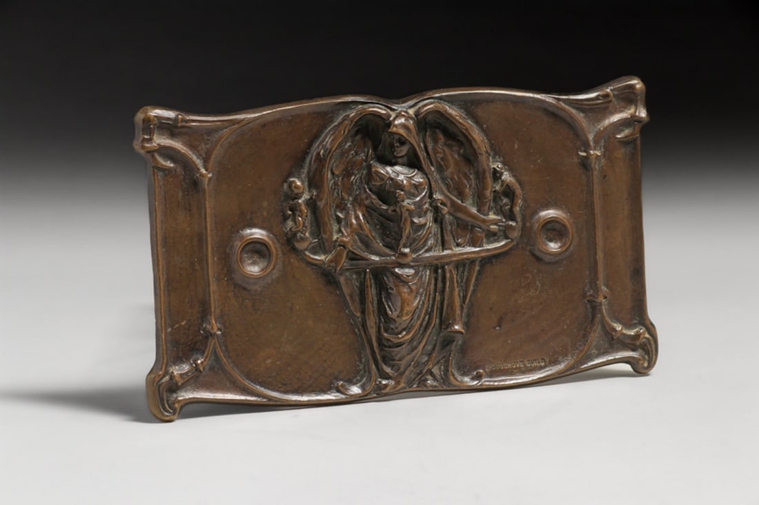 Bromsgrove Guild of Applied Arts Bronze Tray c1900s (1 of 5)