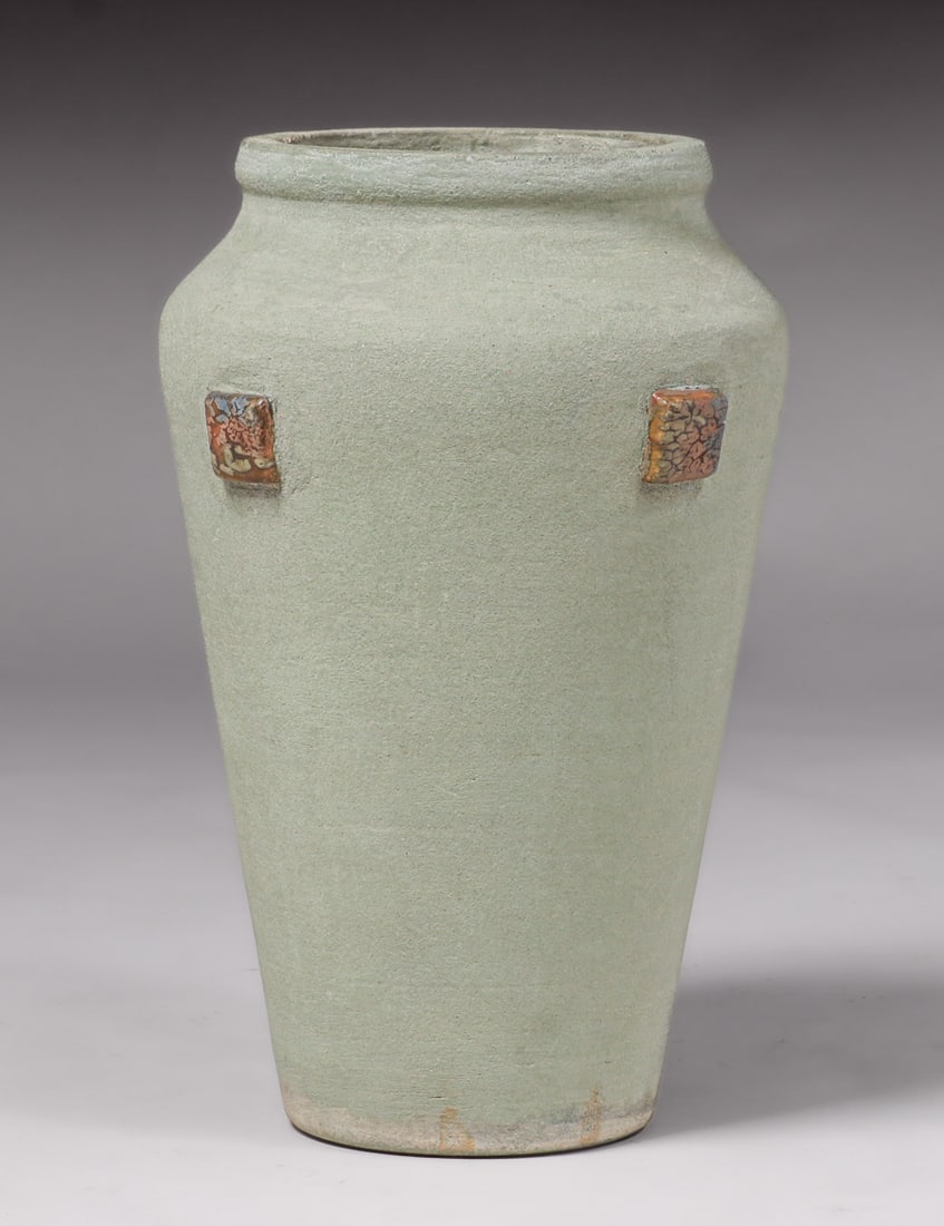 Hillside Pottery - Los Angeles Garden Vase c1920s (1 of 4)