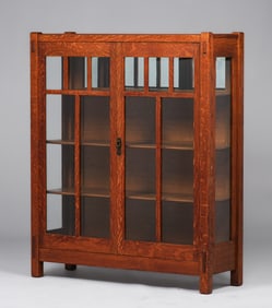 Lifetime Furniture Co Two-Door China Cabinet c1910