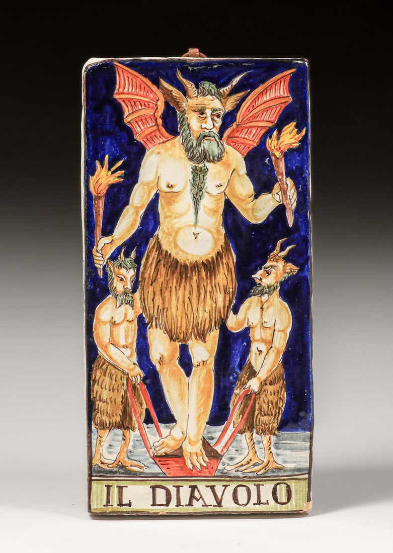 Italian Il Diavlo Ceramic Tile (1 of 6)