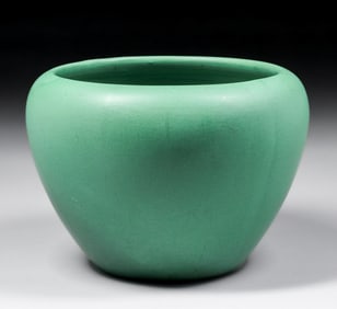 Weller Pottery Matte Green Jardiniere c1910
