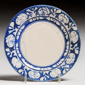 Dedham Pottery Rabbit Plate c1920s