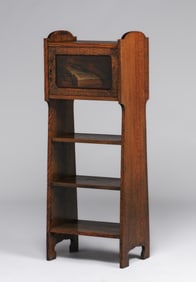 Shop of the Crafters - Cincinnati, OH One-Door Tall Magazine Stand c1910