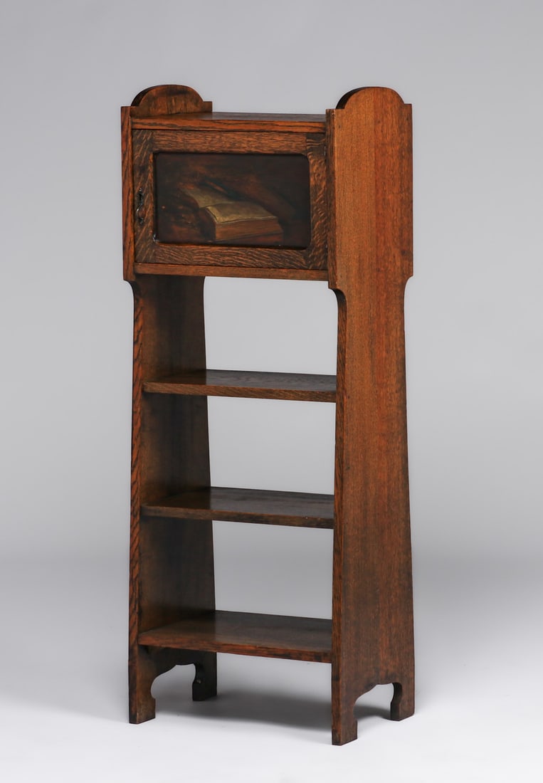 Shop of the Crafters - Cincinnati, OH One-Door Tall Magazine Stand c1910 (1 of 8)