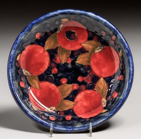 Moorcroft Pottery Pomegranate Plate c1920s