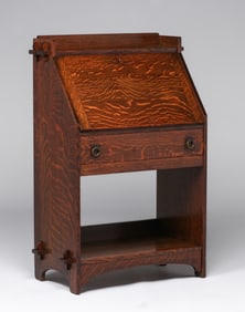 Lifetime Furniture Co One-Drawer Dropfront Desk c1910