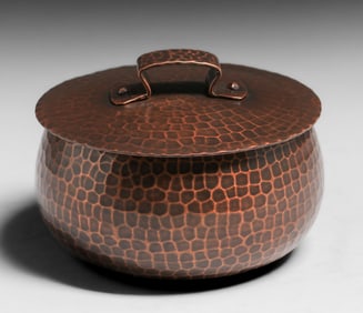 Roycroft Hammered Copper Humidor c1920s