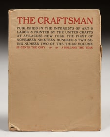 Gustav Stickley Craftsman Magazine November 1902