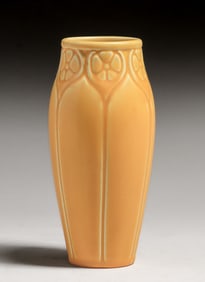 Rookwood Pottery #2373 Matte Yellow Vase 1920