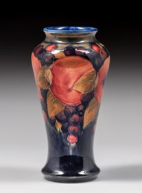 Moorcroft Pottery Pomegranate & Grapevine Vase c1920s