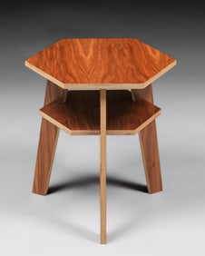 Contemporary Frank Lloyd Wright Usonian Side Table c2010