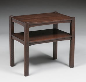 L&JG Stickley Rectangular Side Table c1905-1912