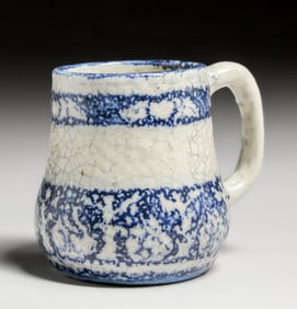 Early Dedham Pottery Hugh Robertson Rabbit Mug c1890s