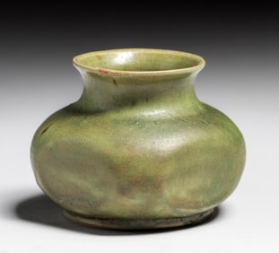 Volkmar Pottery Matte Green Vase c1910
