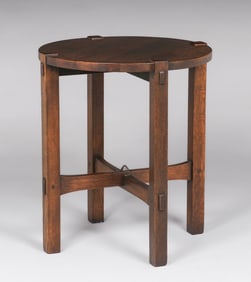 Early Gustav Stickley #436 Lamp Table c1901
