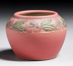 North Dakota School of Mines Erickson Huckfield Carved Vase c1920s