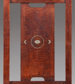 Gustav Stickley - Harvey Ellis Inlaid Maple Side Chair c1910