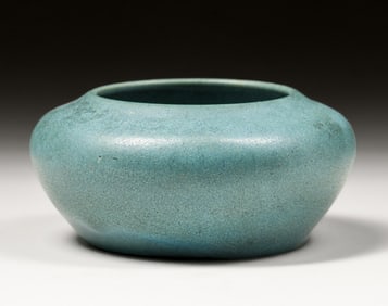 California Faience Matte Blue Bowl c1915-1920