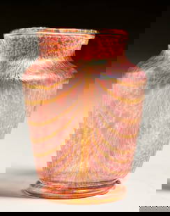 Loetz Fritz Heckert Art Glass Vase c1900s: Loetz Fritz Heckert Art Glass Vase c1900s. Unsigned. Perfect condition. 8.25"h x 6"d. FREE NATIONWIDE SHIPPING for all of your purchases at our Two Day Auction within the lower 48 states. No matter wh