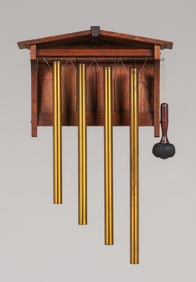 Stickley Brothers Hanging Oak Dinner Chimes c1910