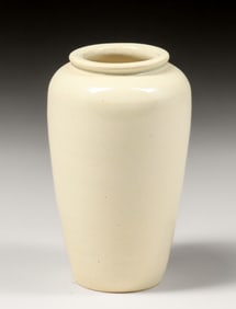 Garden City Pottery - San Jose, CA Miniature White Oil Jar c1920s