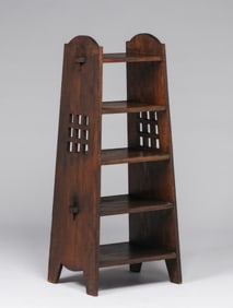 Miller Cabinet Co - Rochester, NY Cutout Magazine Stand c1910