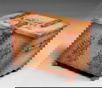 Coronado Painted Blanket Chest c1930s