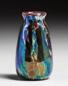 Heliosine - Austrian Iridescent Vase c1900s