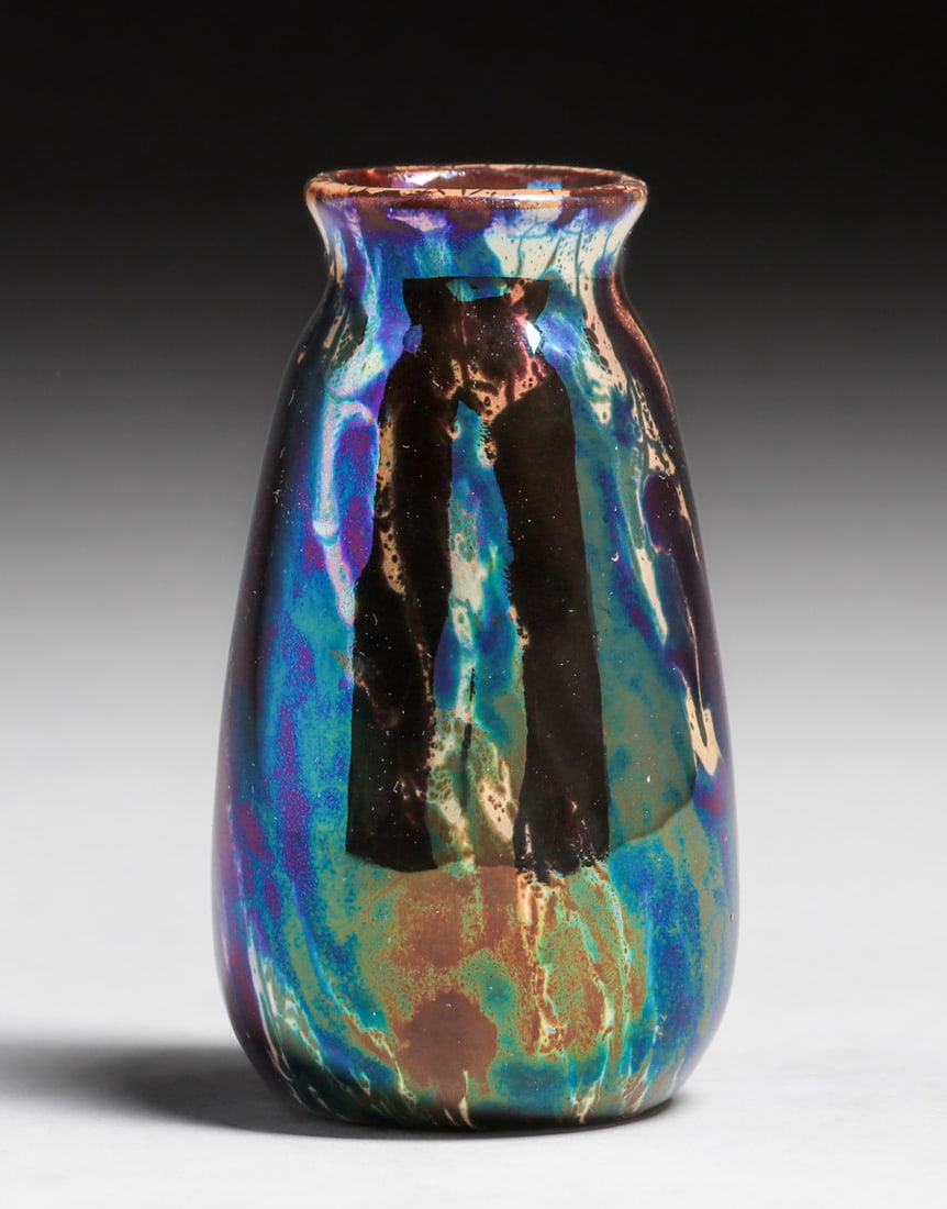 Heliosine - Austrian Iridescent Vase c1900s (1 of 4)