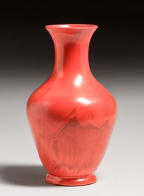 Weller Pottery "Blo Red" Baluster Vase c1920s