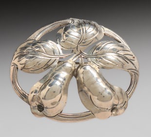 Kalo - Chicago Sterling Silver Cutout Brooch c1920s